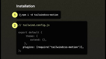 Tailwind Motion — a new open source animation library for TailwindCSS