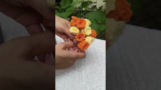 Crochet a Bell Flower Coaster and Turn it into a Mini Bouquet  #crochet #diy