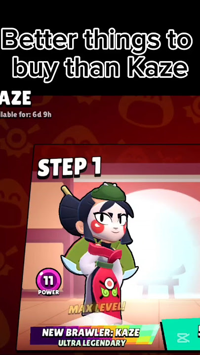 4 Things BETTER to buy than KAZE🍙 #brawlstars #brawl #gaming #games #larry #funny #kaze #memes #meme