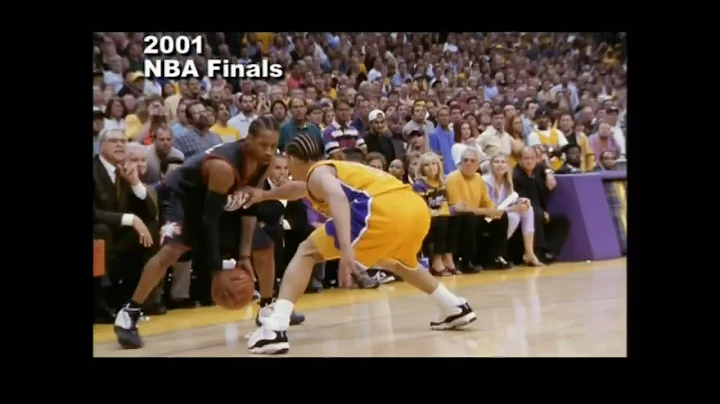 Greatest Moments in NBA History - Allen Iverson "Step Over" Tyronn Lue NBA Finals 2001