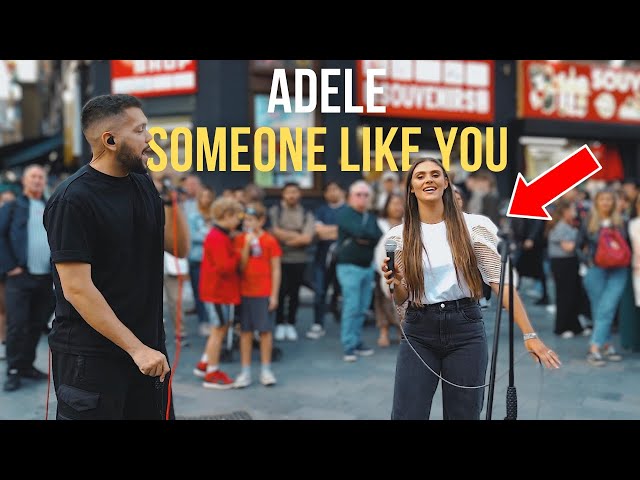 Girl With BEAUTIFUL Voice DUETS With Me | Adele - Someone Like You class=