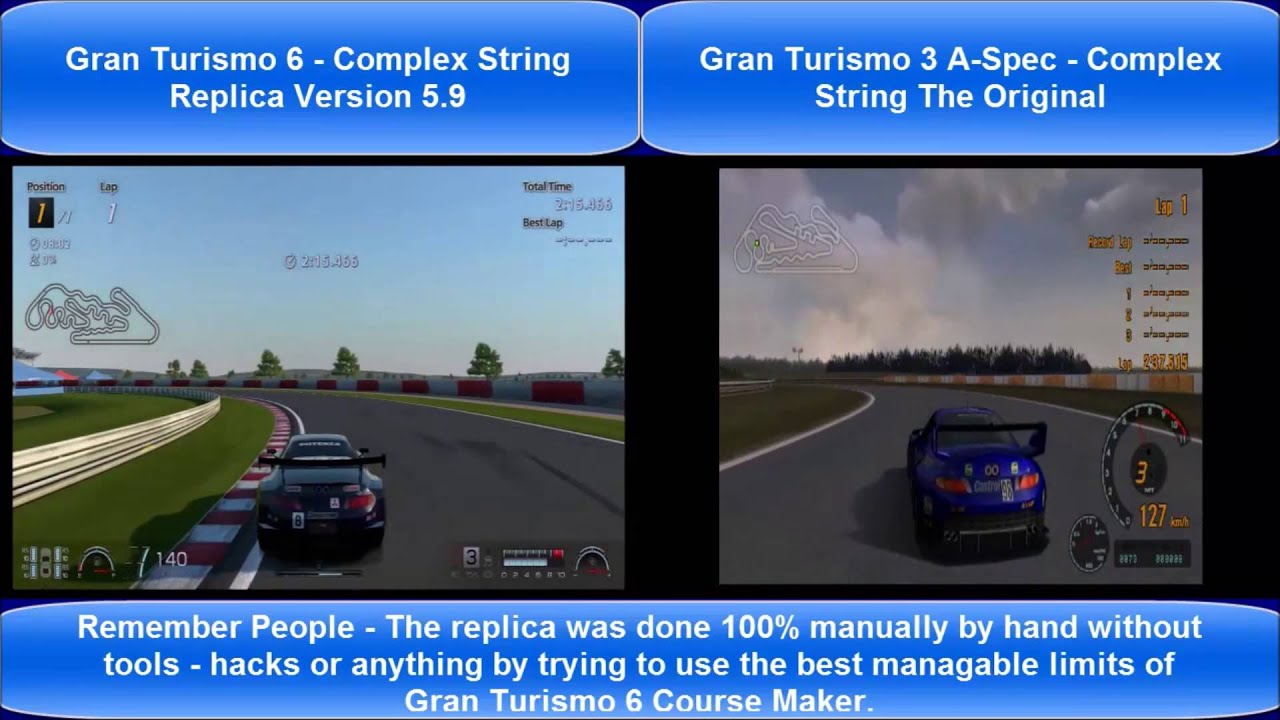 Gran Turismo 6 - Complex String Replica Ver 5.9 - Course Maker ( ZERO ...
