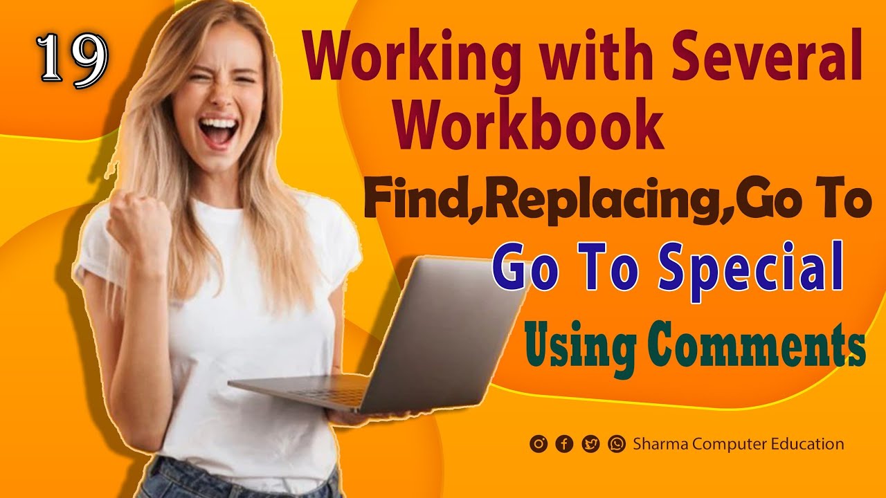 How To Working With Several Workbook In Excel Find Replace Go To And How to working with several workbook in excel find replace go to and