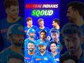 Mumbai Indians Squad 2026 🤯 |  #ipl2026 #mumbaiindians #rohitsharma