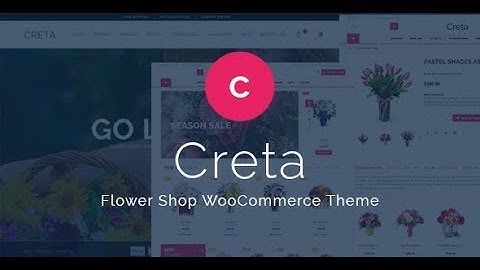 Creta - Flower Shop WooCommerce WordPress Theme