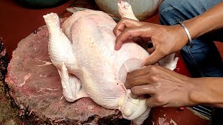 Super Fast Chicken Cutting Skills || How To Cut Whole Chicken || Cutting Skills