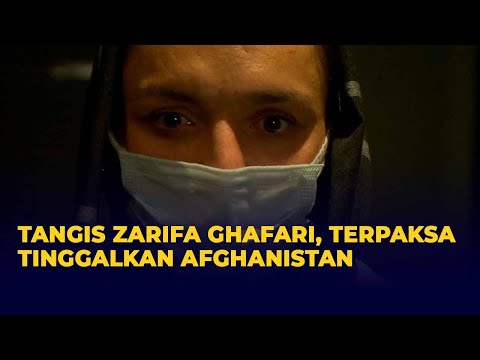 Tangis Wali Kota Afghanistan Zarifa Ghafari, Terpaksa Tinggalkan Afghanistan ke Jerman