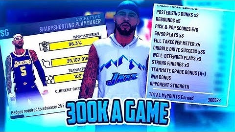 Easiest Method To Rep Up Fast Any Archetype 300k XP Mypoints Every Hour After Patch 9  NBA 2k19