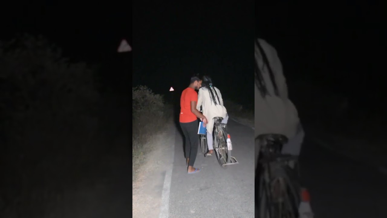 भूत साइकिल चला रहा था 