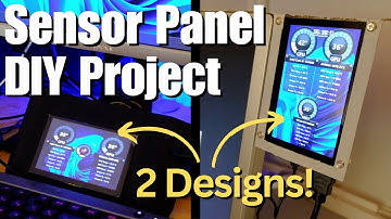 Make your own PC Sensor Panel - 2 Designs!  PC Hardware Monitor with 5 inch screen from Elecrow