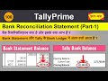 Bank Reconciliation in Tally Prime| BRS Part-1| Benefits of Bank Reconciliation Statement | BRS #100