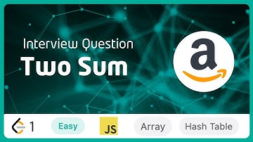 Two Sum - Leetcode 1 - HashMap - JavaScript