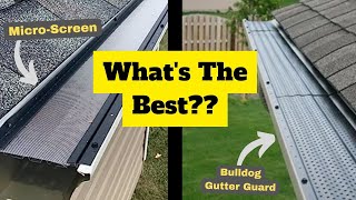 The Best Gutter Screen Options for Your Customers