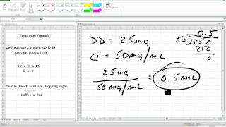 Paramedic Med Calculations Video 1 KGF