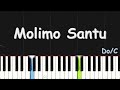 Molimo Santu - Fr Johnny Lutondo | EASY PIANO TUTORIAL BY Extreme Midi