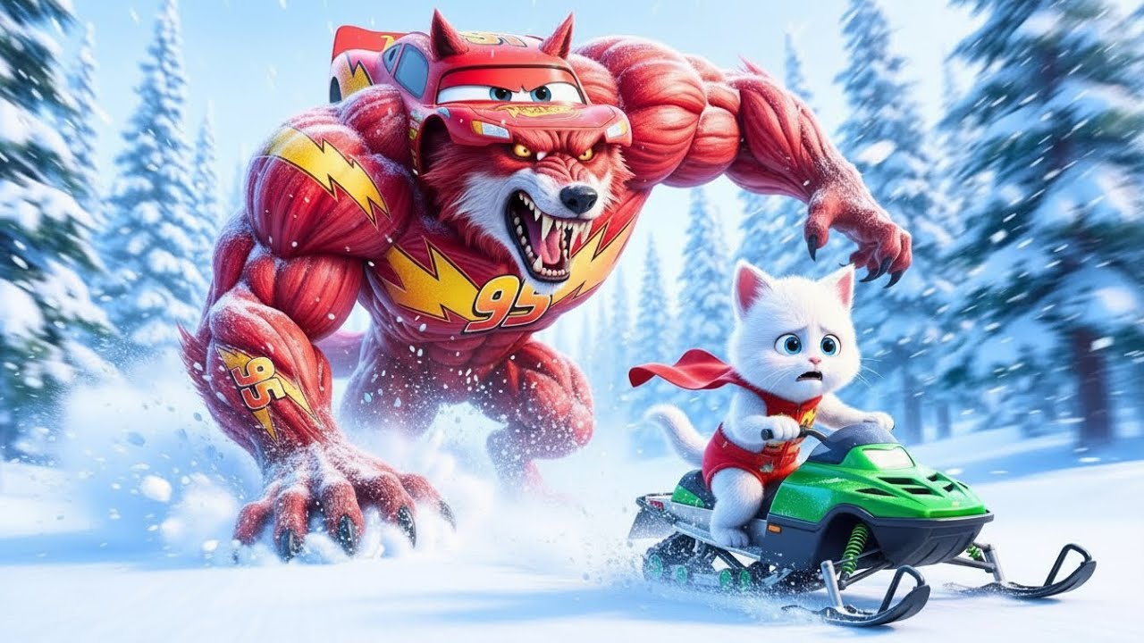 🌲 The Hidden Story of the Giant “WOLF MCQUEEN” 🐺 | Ai Cat Story