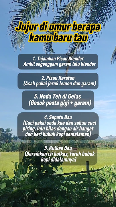Di umur berapa kamu tahu tips ini #tipsrumahtangga #tipsbermanfaat #tipsandtrick #shorts #fyp
