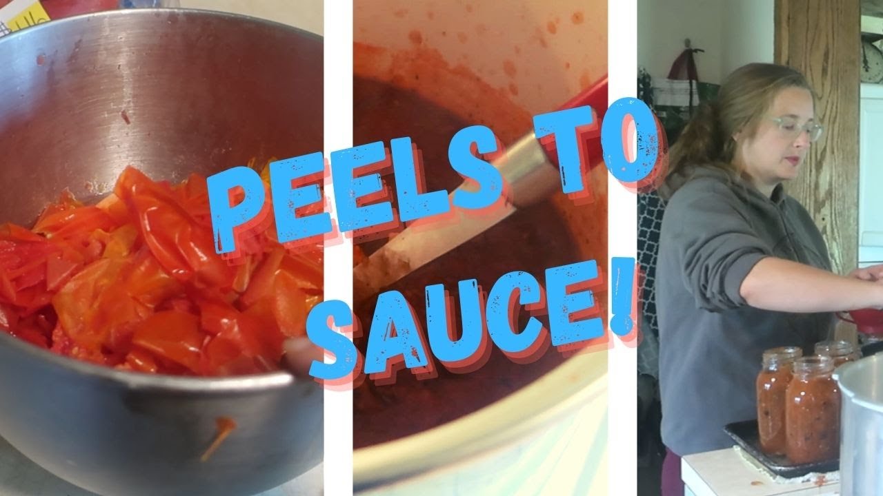Sauce from Tomato SKINS?! | Canning Pantry Staple: Meat Sauce from Cores and Peels