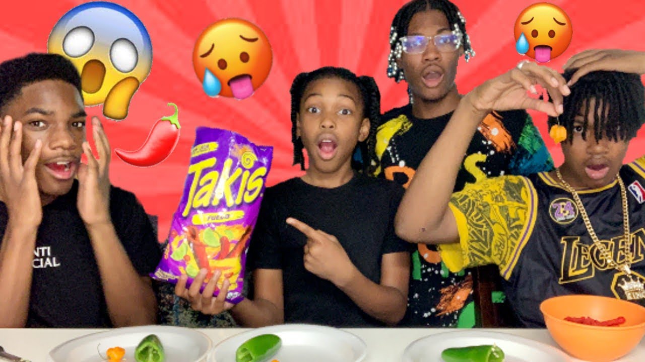 WE ATE SPICY PEPPERS!!🔥🥵🌶 (TO SPICY) WATCH TILL END