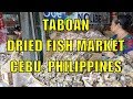 Taboan Dried Fish Market, Cebu, Philippines.