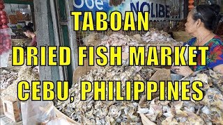 Taboan Dried Fish Market, Cebu, Philippines.