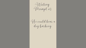 Writing Prompt #3 [30 Days of Writing Prompts]