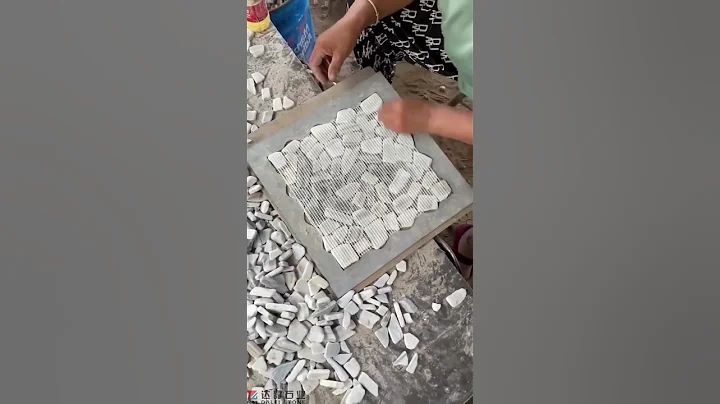 White Marble Mosaic Flat Pattern Tile - DayDayNews