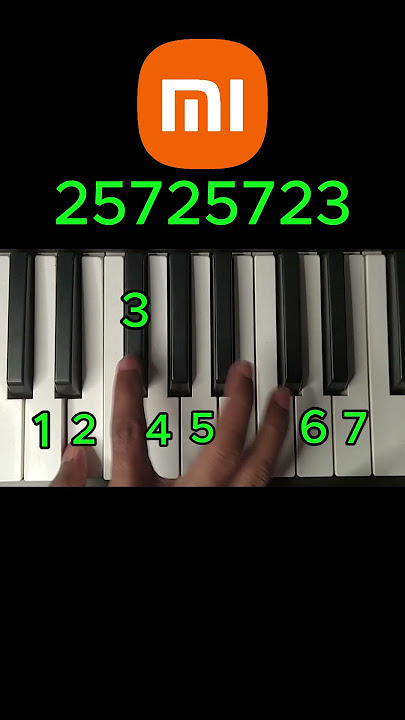 How to Play Xiaomi ringtone easy play  piano tutorial / MI , Redmi , xiaomi #piano #howto #xiaomi