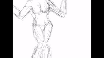 Practicing finger drawing on iPad...