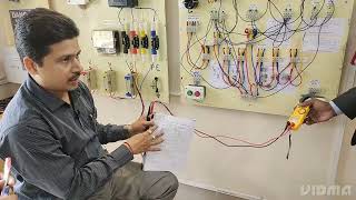 Famous 3-Phase Sq. Cage Induction Motor  Terminals/Phase sequence find out by Lamp & Voltmeter Method. Wealth