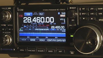 Icom IC 7300 Split Frequency Operation Ham Radio