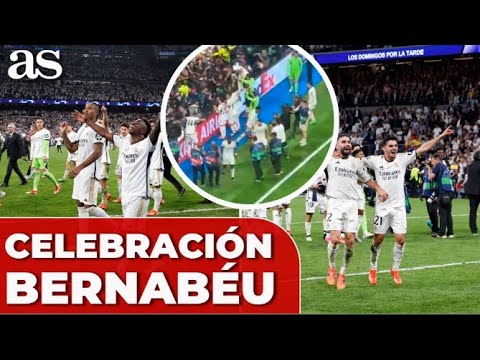 ASÍ celebraron los jugadores DEL REAL MADRID en el BERNABÉU: comunión total con la afición