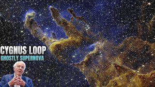 Cygnus Loop nebula, a supernova remnant