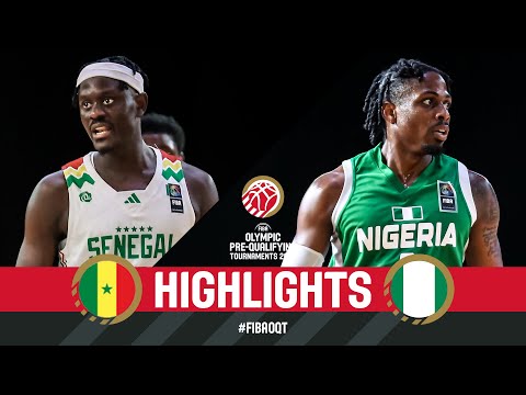 SEN 🇸🇳 v NGR 🇳🇬 | Basketball Game Highlights | FIBA Olympic Pre-Qualifying Tournament 2023 Nigeria