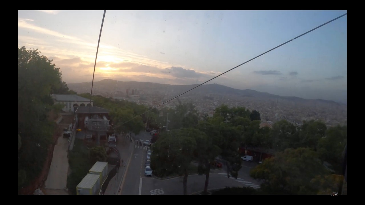 Barcelona Cable Car Telefèric de Montjuïc To Montjuic Castle - Amazing ...