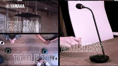 ADECIA - Family of Audio Solutions (Tabletop, Ceiling & Wireless Microphone Options)