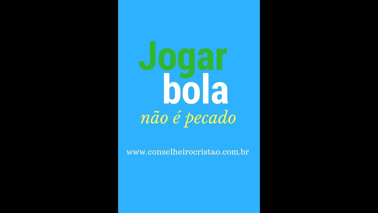 Jogar bola é pecado sim!!!! 