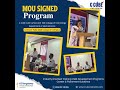 MoU Signed Between C CUBE CAD Centre & KSR College of Technology | Mechatronics Value Added Courses