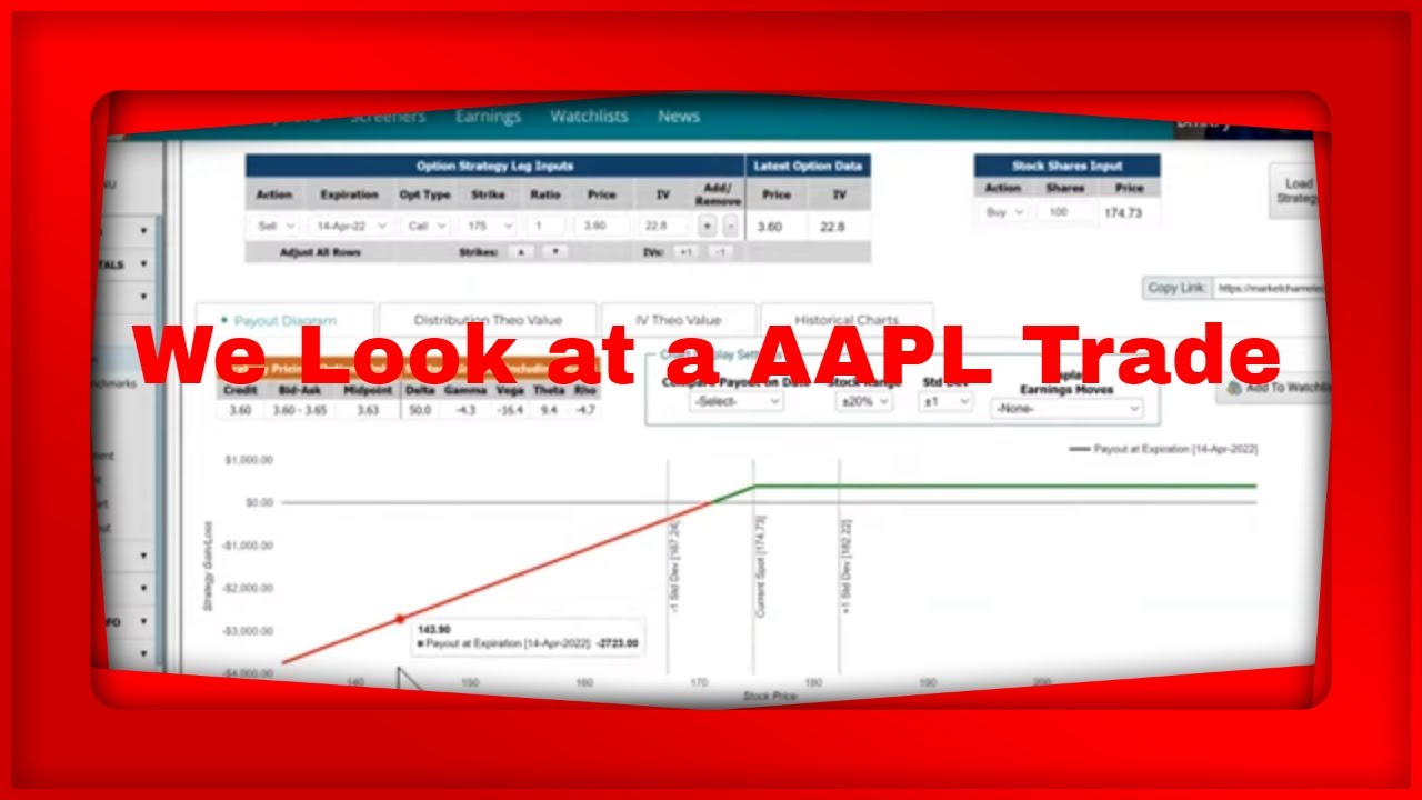 YouTube Live Pre Market Show We Look at a AAPL Trade - YouTube