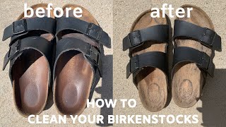 how to clean birks footbed