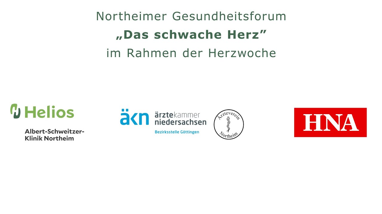 Herzwochen Deutsche Herzstiftung 2020 – Talkrunde zum Thema „Das schwache Herz“