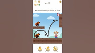 Brain Go 2 Indonesia : Save Mr. Bull Level 5-8