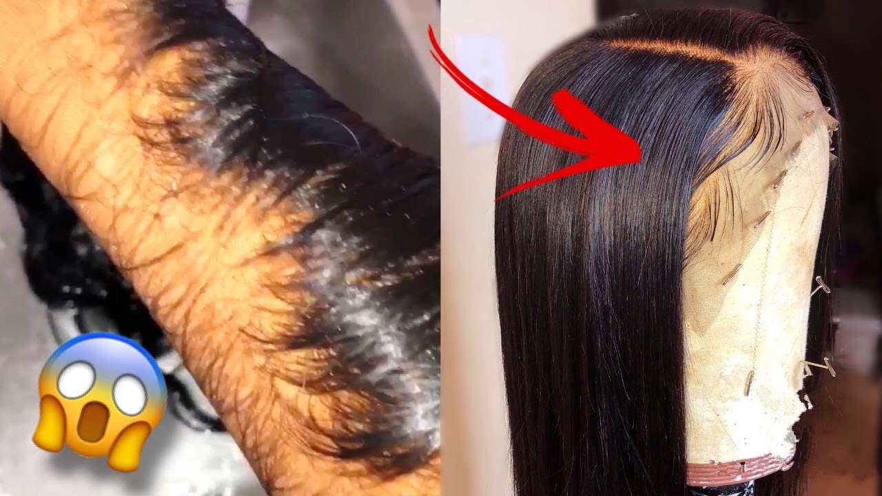 How To Bleach Lace Front Knots
