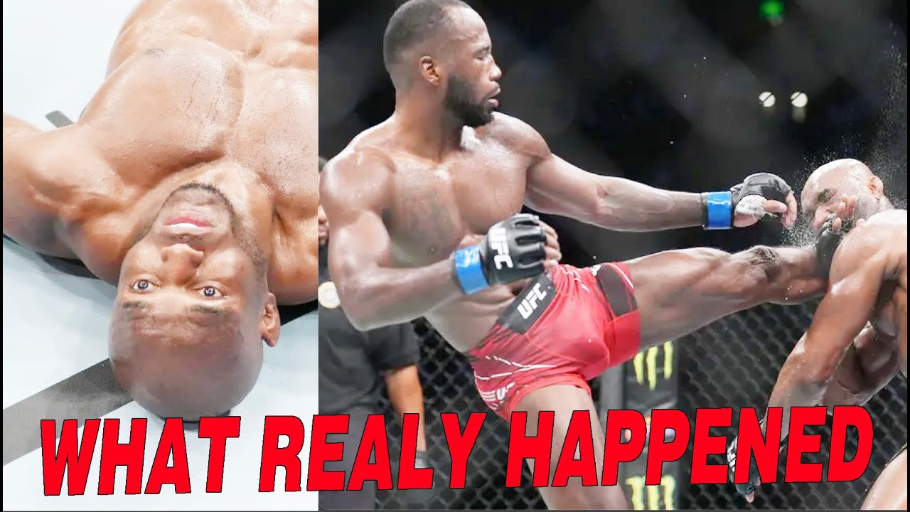 UFC 278 Leon "Rocky" Edwards Destroys Kamaru Usman NASTY HEADKICK KO