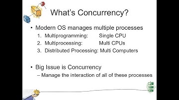 Lec 7 - Concurrency I (1/6): What