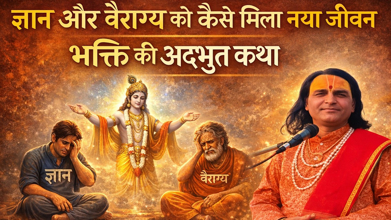 ज्ञान और वैराग्य को कैसे मिला नया जीवन भक्ति की अद्भुत कथा #FaithAndTears #EmotionalSatsang