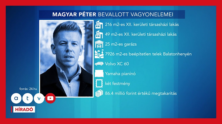 Lex Magyar: Nyilvános Magyar Péter vagyonnyilatkozata