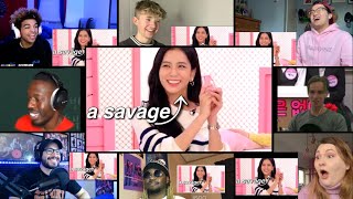 JISOO REACTION MASHUP - jisoo being a smart badass