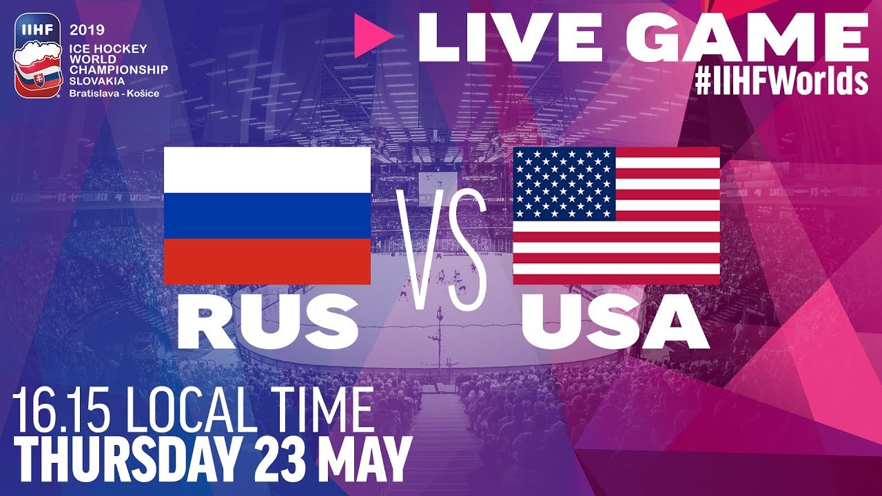 Russia-USA Quarterfinals Full Game 2019 IIHF Ice Hockey World Championship