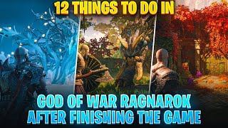 God of War Ragnarok - 12 Things To Do AFTER FINISHING THE GAME